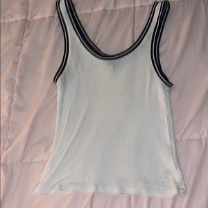 slightly cropped tank top